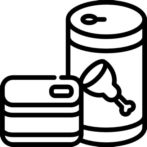 Canned Food Free Food Icons