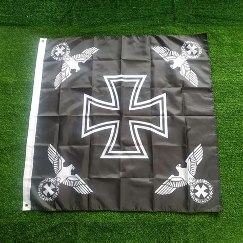 Fahne Flagge Deutsches Reich Eisernes Kreuz Reichsadler Schwarz