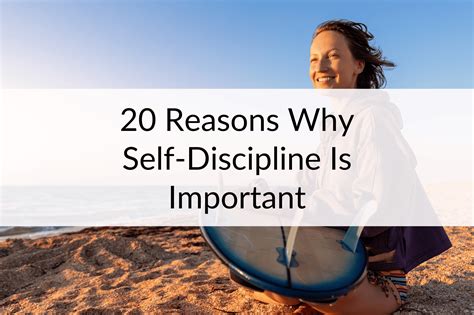 reasons   discipline  important manifest  perfect life