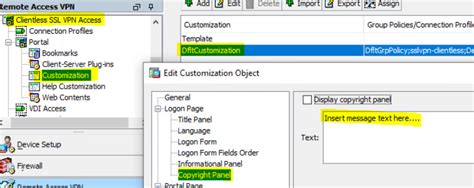 Solved Anyconnect Client Pre Login Message Customization Cisco Community