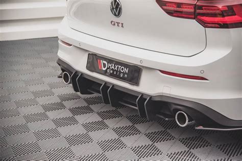 Maxton Design Racing Durability Rear Diffuser V 2 For Vw Golf Mk8 Gti Mode Auto Concepts