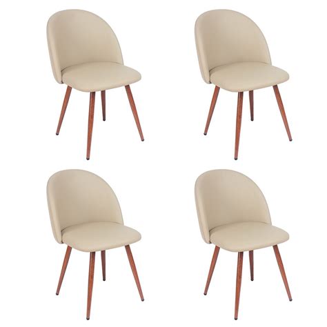 Kit Cadeiras de Jantar Estofada Maite Sedona Nude Café Nude Café