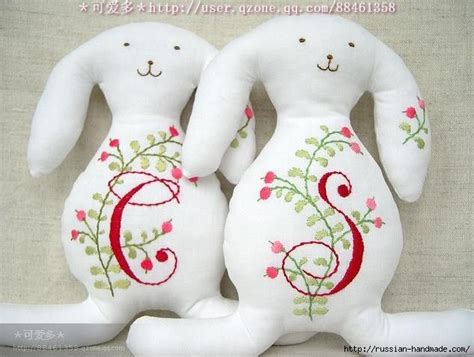 Игрушки с вышивкой. Идеи - Russian-Handmade.com