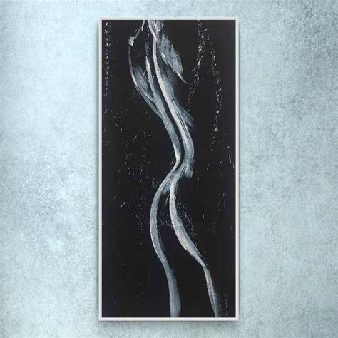 Abstract Woman Naked Painting Black And White Nude Sexy Art Etsy