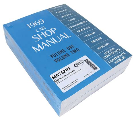 1969 1969 Ford Mustang Shop Manual
