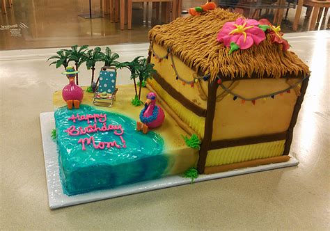 Cakes N Stuff Tiki Hut Birthday Cake Pineapple Cake With