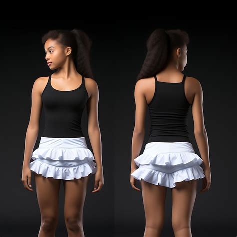 Premium Ai Image Isolated Of Ruffled Bikini Pantie And Bra Set Playful Ruffles Cotton Ble D