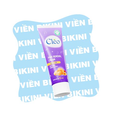 Kem Tẩy Lông Cléo Chuyên Viền Bikini 50g Cleobeauty vn