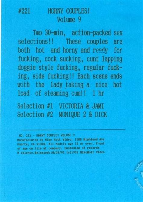 Horny Couples Volume By Mike Hott Video HotMovies