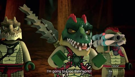 The Best Part Of Lego Chima Was When Cragger Said Its Crocin Time