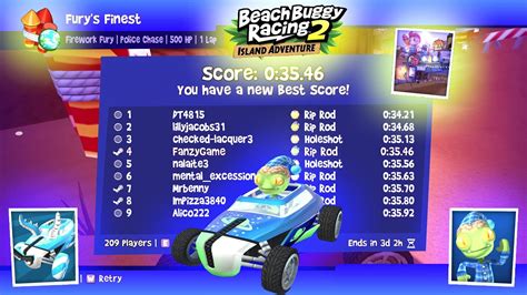 Fury S Finest New Tournament 500HP 1 Lap B Zrop Rip Rod Beach