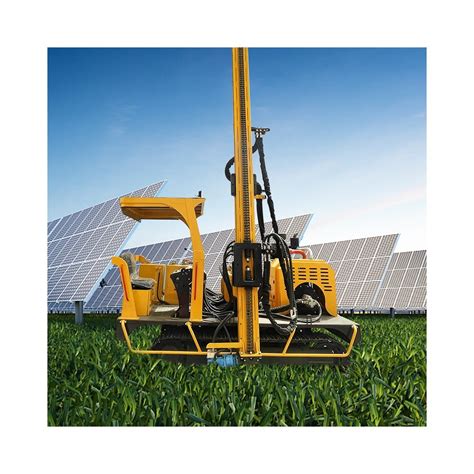 Folded Hydraulic Hammer Solar Screw Pile Driver Photovoltaic Piling