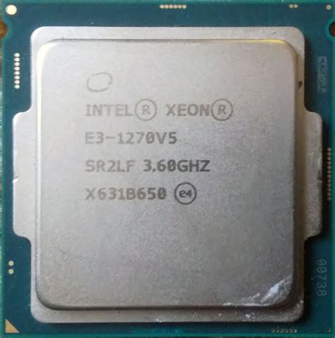 Xeon E3 1270v5 CPU4コア8スレッド3 6GHz 第6世代動確品｜PayPayフリマ