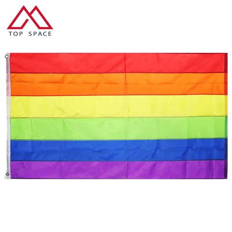 X Ft Sewn Stripes Gay Pride Banner Gay Pride Rainbow Flag China Rainbow Flag And Oxford
