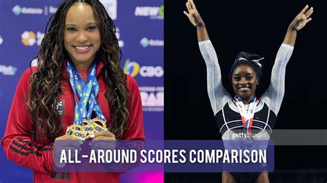 Can Rebeca Andrade Reach Simone Biles S Level All Around Scores