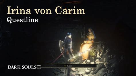 Irina Von Carim Händlerin Für Wunder Questline Dark Souls 3 Youtube