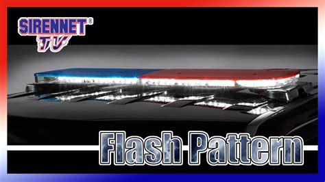 Flash Pattern Federal Signal Allegiant Lightbar Youtube