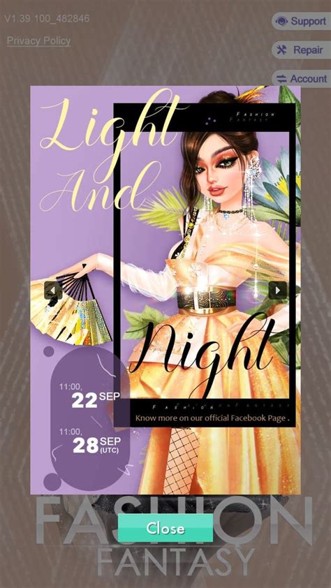 A Flyer For A Fashion Show With An Image Of A Woman In A Yellow Dress