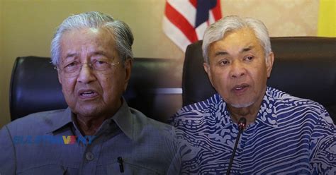 Tun M Tidak Sihat Bicara Kes Saman Terhadap Ahmad Zahid Ditangguhkan