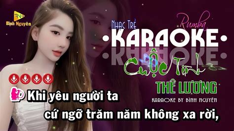 Cuộc Tình Thê Lương Thương Ly Biệt Karaoke Beat Rumba Tone Nữ