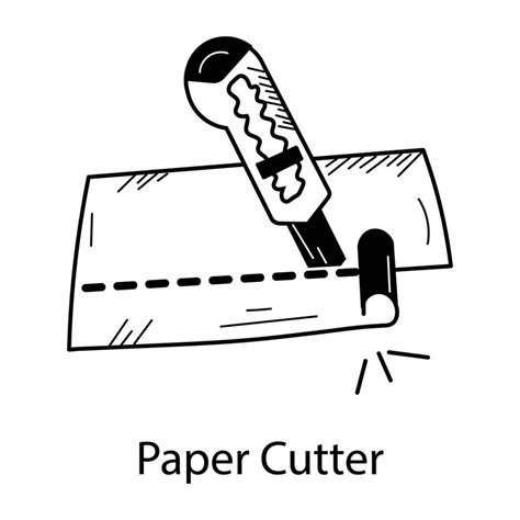 Trendy Paper Cutter 44822933 Vector Art At Vecteezy