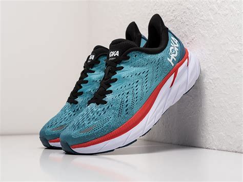 Купить Кроссовки Hoka Clifton 8 цвет Голубой купить по цене 2500 рублей ...