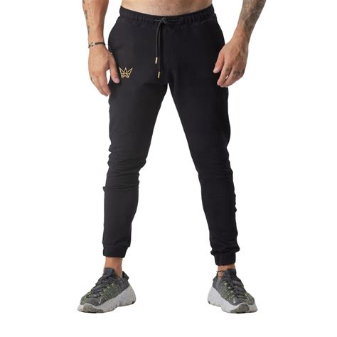 MĘSKIE SPODNIE DRESOWE BAWEŁNA PREMIUM CZARNE [M] Tres Amigos Wear