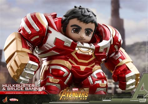 Toyhaven Hot Toys Avengers Infinity War Cosbaby S Bobble Head Iron Spider Hulkbuster Thanos