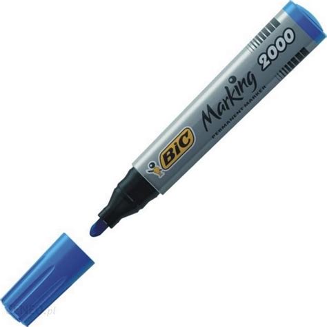 Bic Marker Permanentny 2000 Niebieski Okr Ceny I Opinie Ceneo Pl