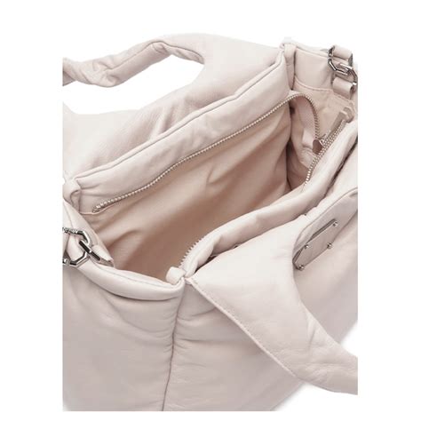 Bolsa Hobo Couro Puffer Arezzo Nude