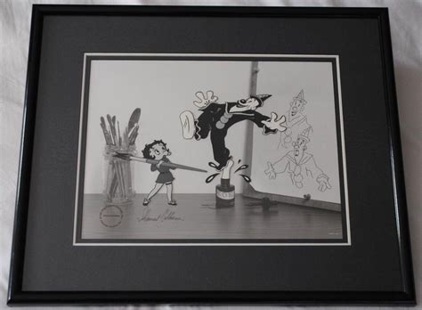 Betty Boop Out Of The Inkwell Animation Cel Rare Low Edition Wcoa