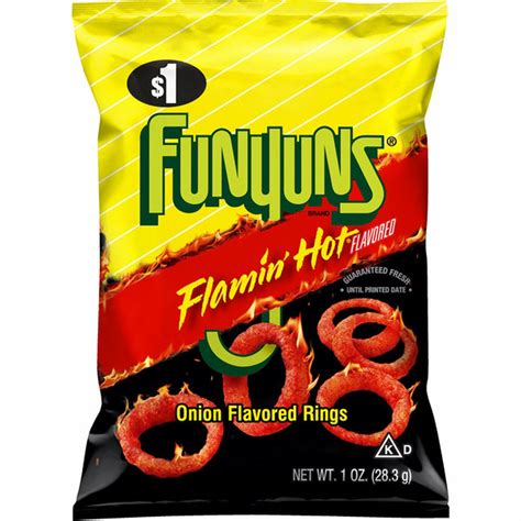 Funyuns Flamin Hot Onion Flavored Rings 1 Oz Delivery Or Pickup Near