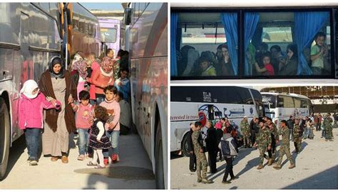 Siria Se Reanuda La Evacuación De Civiles Y Milicianos En Varias Zonas