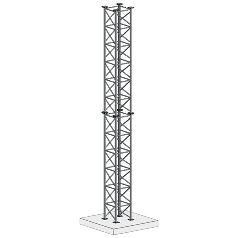 Orbit | Blackhawk Square Galvanised Steel Lattice Tower 6m Section - Orbit