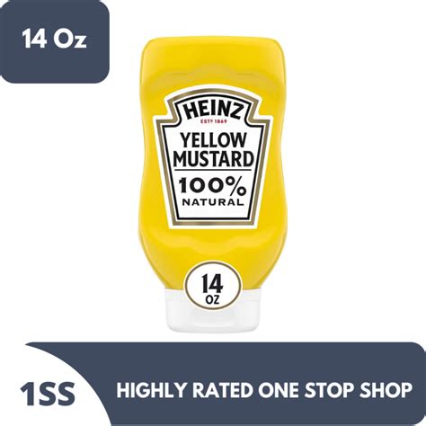 Heinz Yellow Mustard 100 Natural 14 Oz Lazada Ph