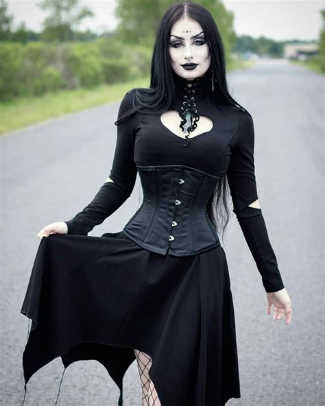 Gothic Box On Instagram “goth Beauty Theblackmetalbarbie Photography Fadedrosephoto