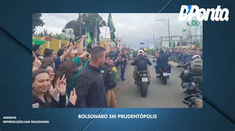 Confira Como Foi A Chegada Da Motociata De Bolsonaro Em Prudent Polis