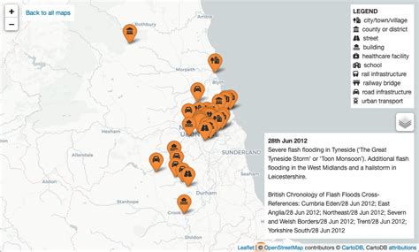 Urban Flash Floods in England