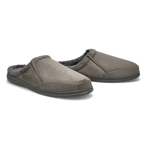 Softmoc Mens Polar Ii Open Back Slipper Bl