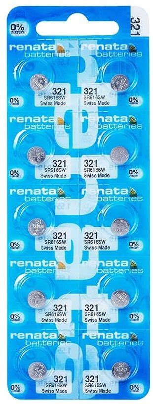 321 Renata Watch Battery 321 - Pack of 10