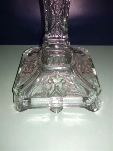 Ancien Bougeoir En Verre Moule Presse Portieux Tr S Bon Tat Eur