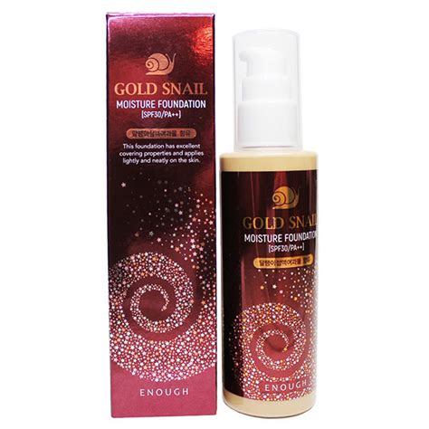 Enough Gold Snail Moisture Foundation SPF 15 №13, 100мл - Корейская ...