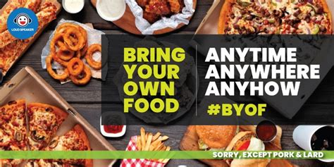 bring   food loud speaker