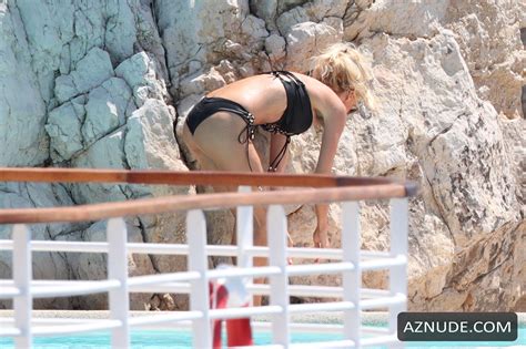 Victoria Silvstedt Sexy In A Bikini At Eden Roc Hotel In Antibes AZNude