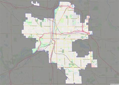 Grand Rapids Michigan Map