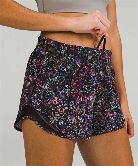 Lululemon Hotty Hot Low Rise Lined Short Floral Spray Multi