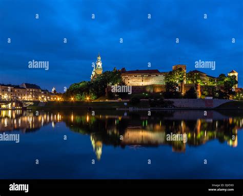 The beautiful Wawel Royal Castle Kraków Poland part of historic