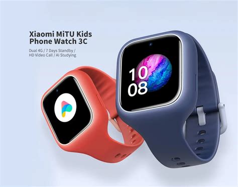 Оригинальные детские Смарт-часы Xiaomi MiTU 3C 4G 1,3 дюймов 2MP gps ...