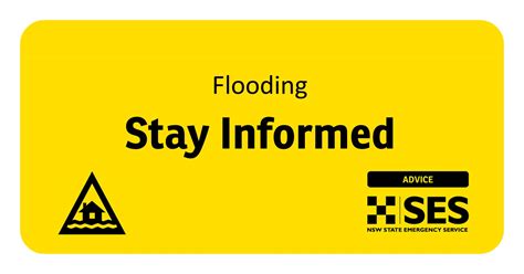Minor Flooding Stay Informed Advice Warning Call 000