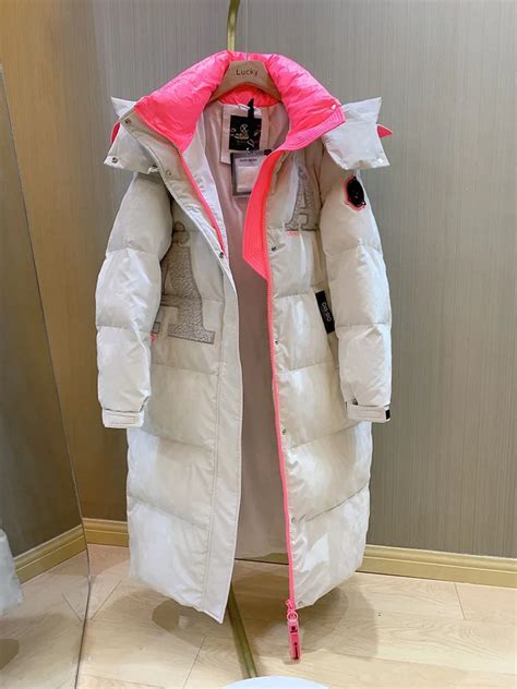 European American Fashion Winter 90 White Duck Down Jacket Women